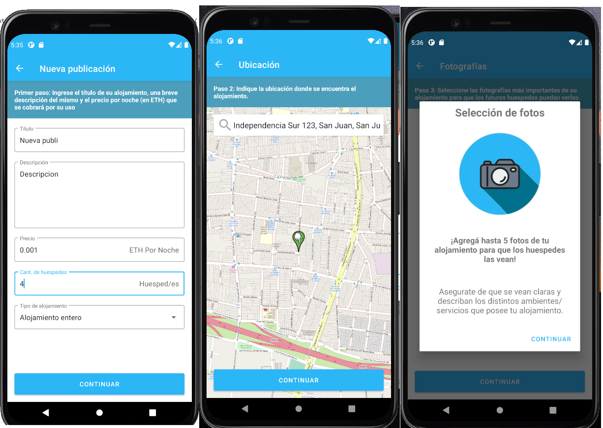 App Navegación