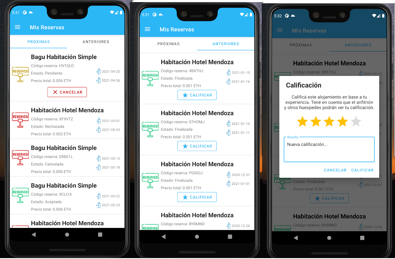 App Navegación