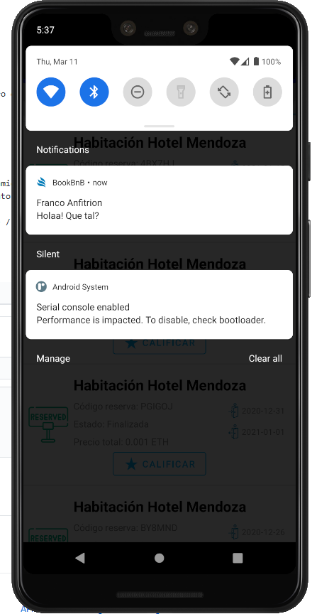App Navegación