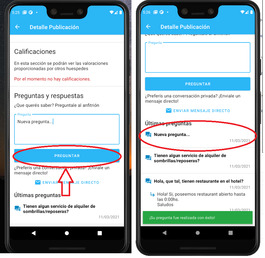 App Navegación