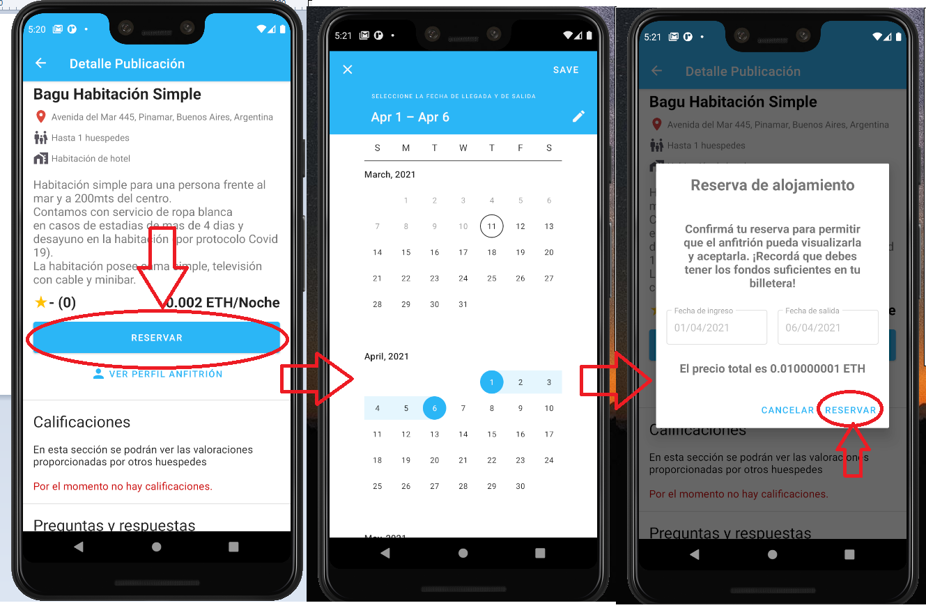 App Navegación