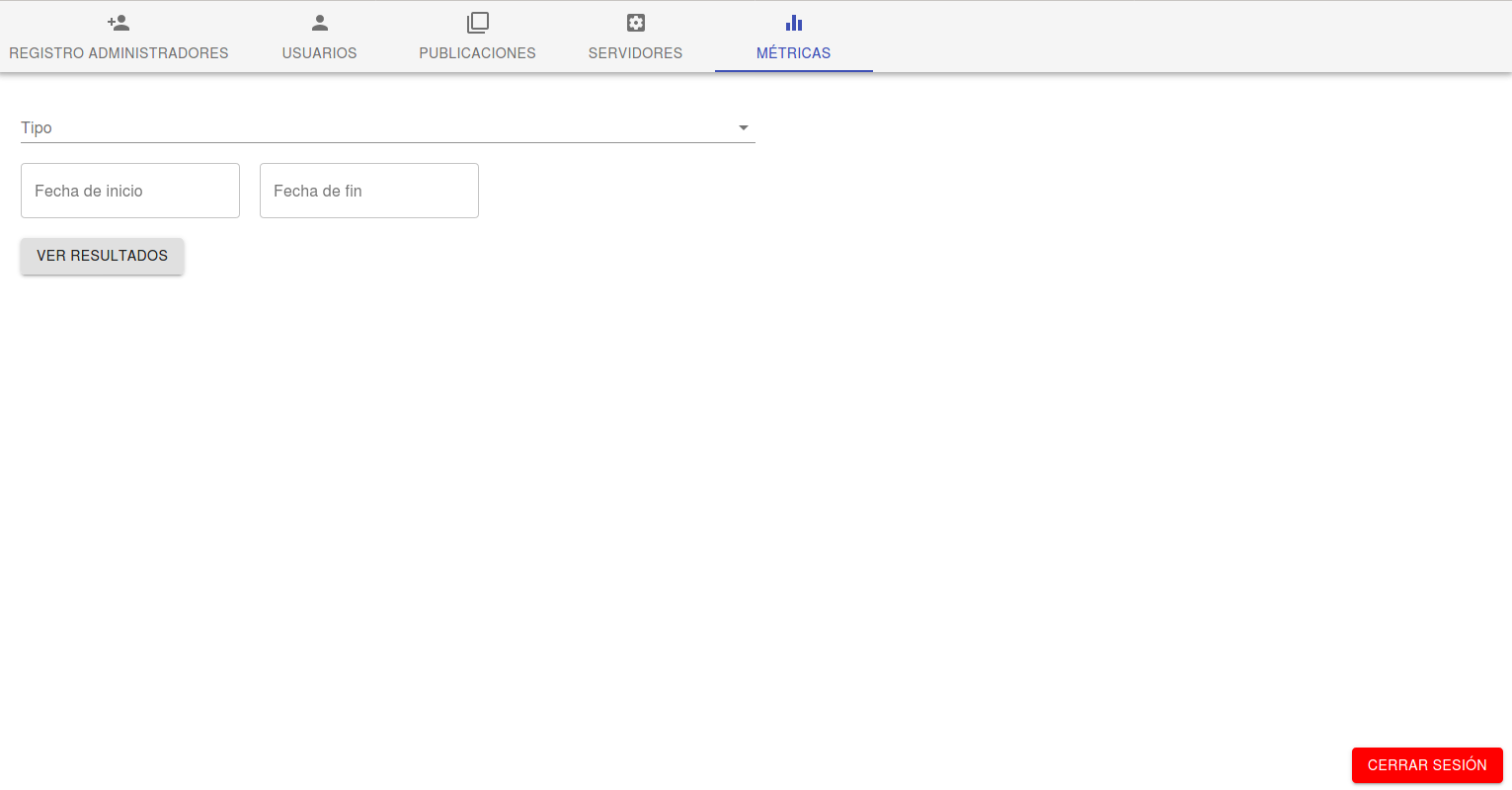 Backoffice Metricas